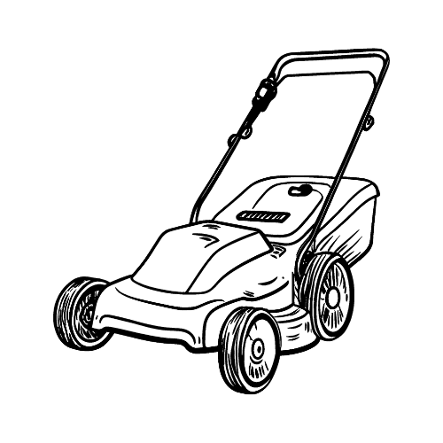 Quiet, low-maintenance electric mower for self-sufficient gardeners and raw food growers