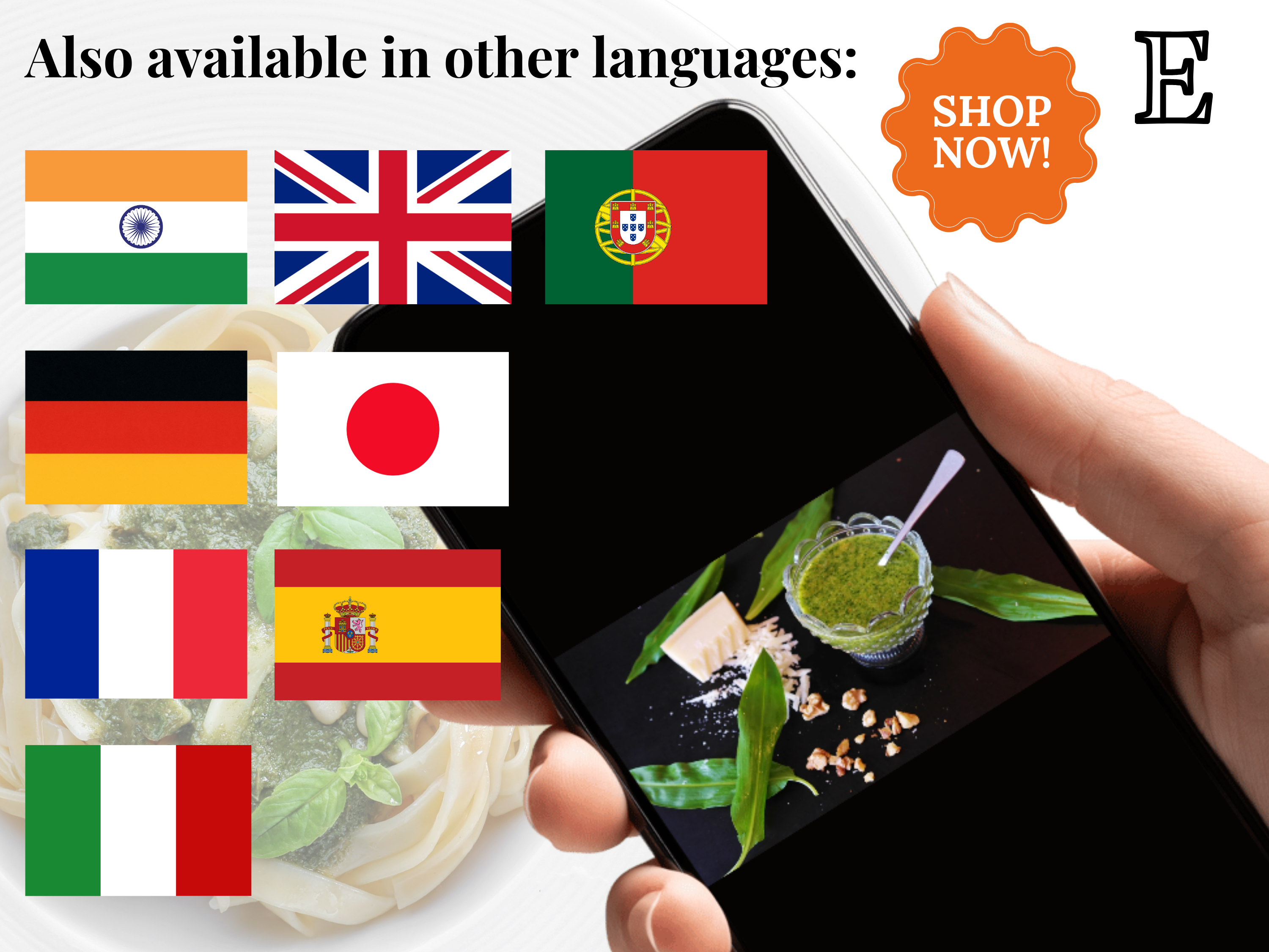 Calculadora de pesto para alimentos crudos y pesto casero de albahaca, herramienta multilingüe, recetas veganas personalizables, pesto fresco, Etsy pesto tool.