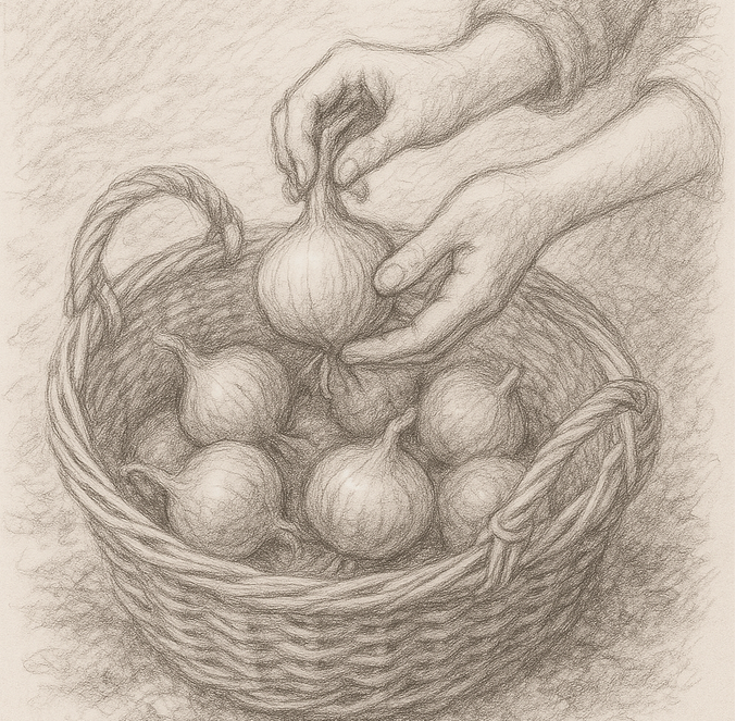 The Wisdom of the Onion – A Mindful Guide to Your Onion Harvest