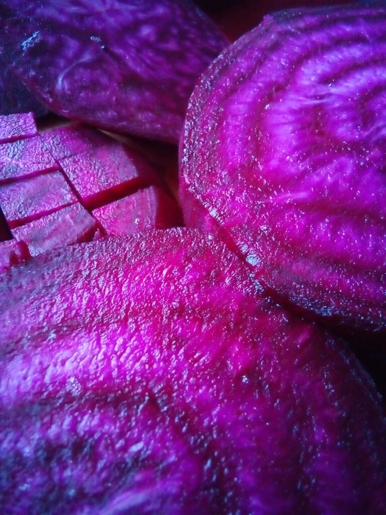 Cooked beet salad alternative to raw beet salad