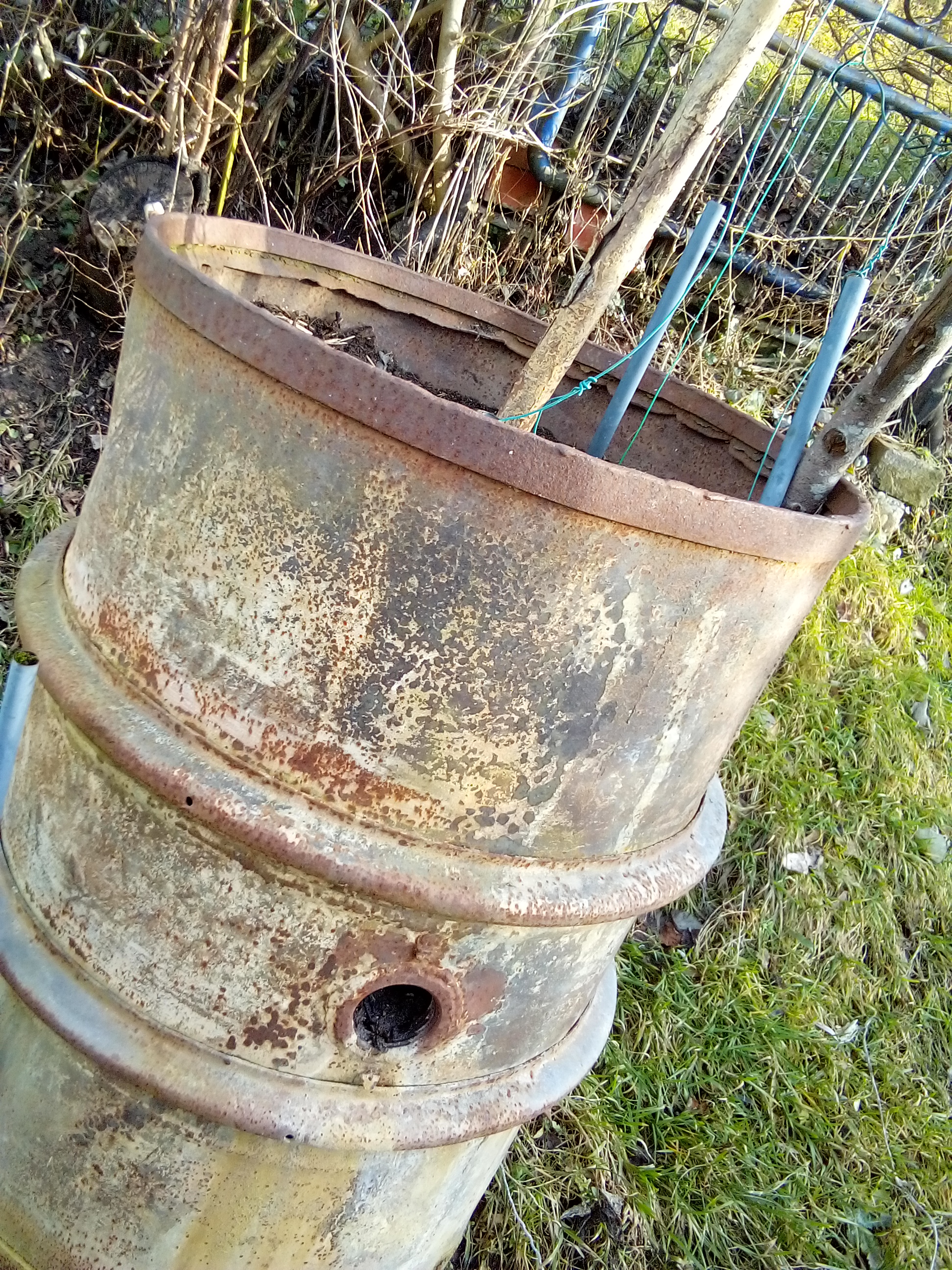 garden cress seeds being sown in a small raised bed for small space gardening